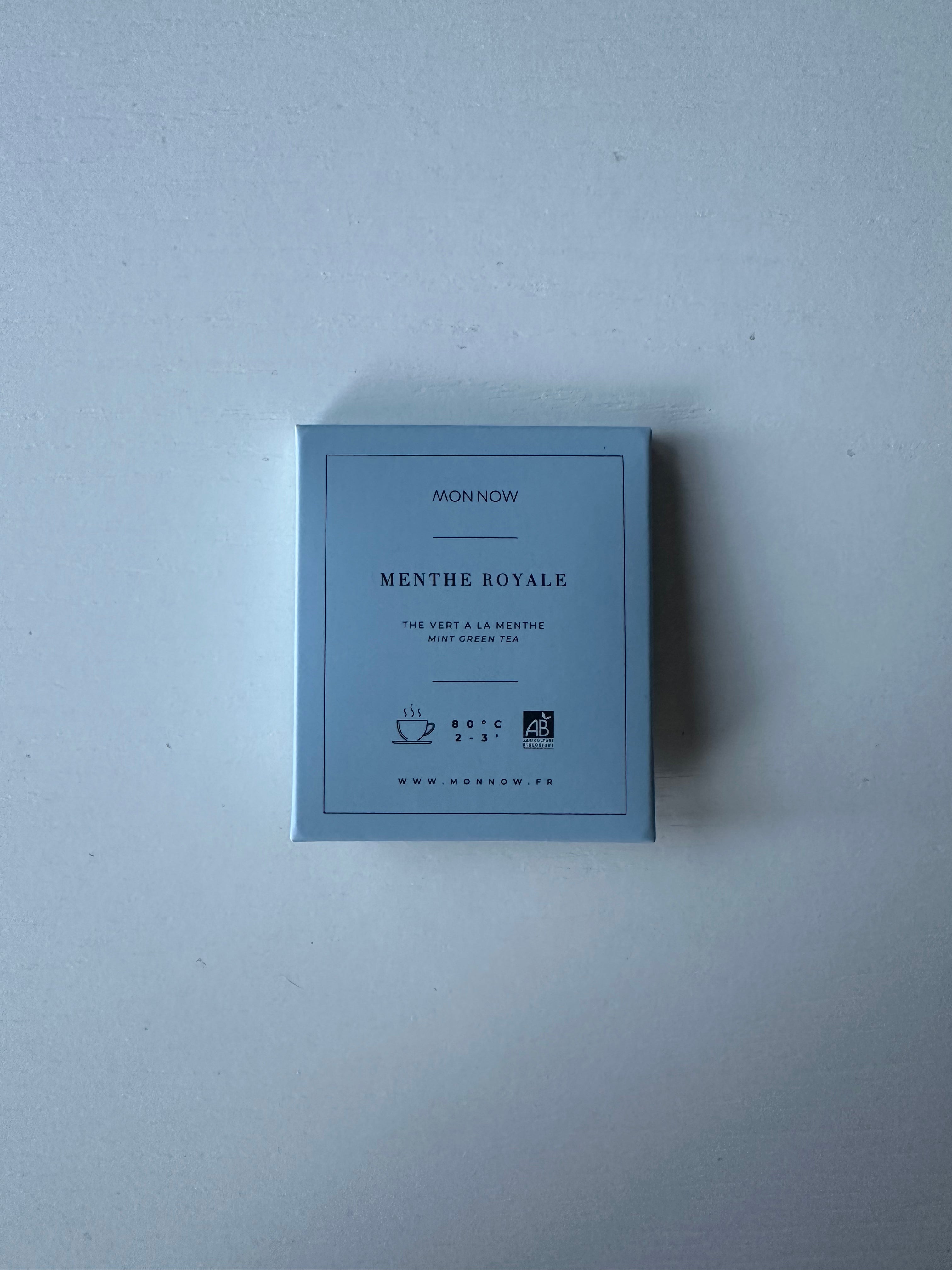 Thé Papillon - Message Positif & Inspiration – Coffret de 8 Thés vert à la menthe Bio