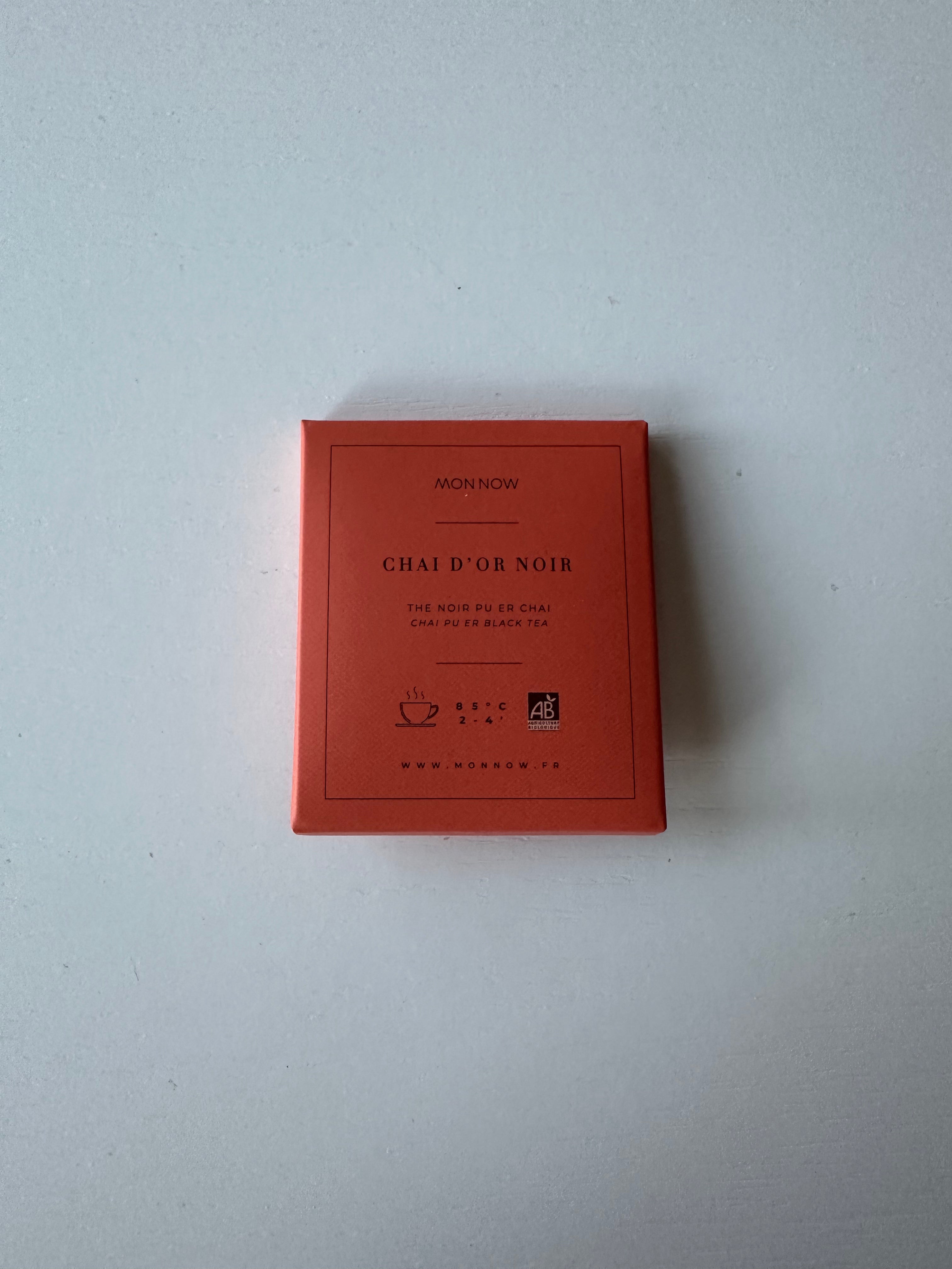 Thé Papillon - Message Positif & Inspiration – Coffret de 8 Thés Chai d'or Bio